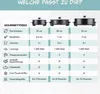 A comparison table showing different sizes of GOURMETmaxx party pans with their specifications. Anteprima dell’immagine prodotto