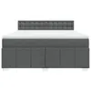 vidaXL Boxspring posteľ s matracom Tmavo šedá 180x200 cm Náhľad obrázku produktu 6