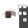 Fassadenprofile Vogelschutzgitter 5m x 180mm Braun – PVC Produktbild-Vorschau 2