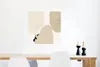 MuchoWow® Poster Design - Braun - Pastell - Abstrakt 50x50 Produktbild-Vorschau 5