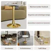 STILVORA Couchtisch mit rundem Marmor-Tischplattenfinish Produktbild-Vorschau 4