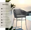 Ensemble de chaises VALEIRAS effet corde tressée - Lot de 6 Voir les images du produit 2