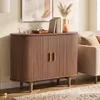 VASAGLE Sideboard mit Schiebetüren und Abgerundeten Ecken, Produktbild-Vorschau 2