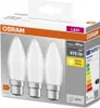 A product package for three Osram LED candle light bulbs. Produktbild-Vorschau