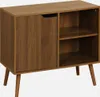 sweeek - Sideboard 1 Tür, 2 Einlegeböden, 80 cm - Produktbild-Vorschau 1