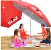 Parasol de plage pliable pour jardin, double, résistant aux Voir les images du produit 1