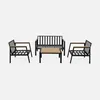 sweeek - Gartenlounge-Set aus Aluminium und Polywood, Produktbild-Vorschau 7