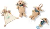 DOG WILLY doudou avec porte-tétine BabyOno, beige Voir les images du produit 5
