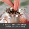 Creano Teekanne aus Glas 1,3l, 3-Teilige Glasteekanne mit Produktbild-Vorschau 5