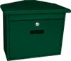 A green corner mailbox is shown against a white background. Produktbild-Vorschau