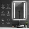 HOKO Badspiegel LED Antibeschlag Wandspiegel 60x80cm+Licht Produktbild-Vorschau 12