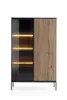 Vitrine HALLE WTSZ 104 - Glasvitrine 104 cm, Glastür, Produktbild-Vorschau 3
