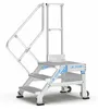 Zarges Treppenpodest 60° 1000mm Stufenbreite 2 Stufen Produktbild-Vorschau 2
