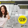 Craftfull Stehleiter CF-133B | Aluminium-Haushaltsleiter - Produktbild-Vorschau 2
