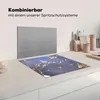 KitchenYeah© Herdabdeckplatte Weiße Meise auf einem Zweig Produktbild-Vorschau 3