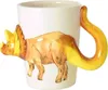Triceratops Dinosaurier Kaffeebecher mit 3D-Effekt Produktbild-Vorschau 1