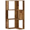 A corner bookshelf with three shelves, made of wood-like material. Produktbild-Vorschau