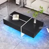 MODFU Table Basse Design avec Éclairage LED et Rangement - Voir les images du produit 2