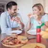 Piatti da pizza Relaxdays, set da 2, bambù, Ø 32 cm, Anteprima dell’immagine prodotto 3