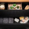 Waschtischunterschrank 60cm Riva mit 2 Schubladen, Schwarz Produktbild-Vorschau 5