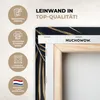 MuchoWow® - Leinwandbilder - Farne - Pflanzen - Gold, Produktbild-Vorschau 3