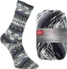 Pro Lana Fjord Socks 100g 190 grau-schwarz-weiß Color Produktbild-Vorschau 5