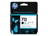 Černá tisková kazeta HP 712 DesignJet, 80 ml Náhled obrázku produktu 3