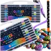 Dubbelzijdige glitterstiften, set van 36 kleuren, geschikt Productafbeelding-voorbeeld 2