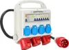VINGO rozvádzač RCD istič rozvádzač 2 x CEE 400V/16A+4 x Náhľad obrázku produktu 1