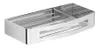 Gedy SMART Duschablage, 300x45x128mm, polierter Edelstahl Produktbild-Vorschau 1