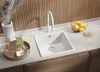 PRIMAGRAN Spülbecken Weiß 46x44cm, Granitspüle 1 Becken + Produktbild-Vorschau 2