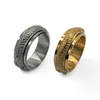 Zlato o Stříbro Úzkost Fidget Spinner Ring Dragon Silver US Náhled obrázku produktu 3