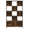 vidaXL Regał z wędzonego dębu 102x28x172 cm Materiał Podgląd zdjęcia produktu 5
