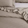 Taupe Bed Panquette Picued Double Sided Bed Panel 160X220Cm Produktbild-Vorschau 2