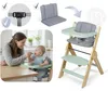 Hochstuhl aus Holz für Kinder, verstellbar, abnehmbares Produktbild-Vorschau 2