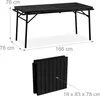 Relaxdays Gartentisch klappbar, Breite: 166-215 cm, Produktbild-Vorschau 6