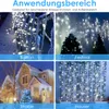 Yakimz 10m LED Eisregen Lichterkette Innen 200 LEDs Deko Produktbild-Vorschau 3