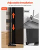 VEVOR Puerta Retráctil hasta 180 cm Alto de 87 cm Barrera Vista previa de la imagen del producto 2