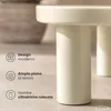 Tavolino da salotto ovale MATCHA 85 cm crema con quattro Anteprima dell’immagine prodotto 5