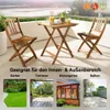3tlg. Balkongruppe Blossom, Akazienholz massiv + geölt, Produktbild-Vorschau 2