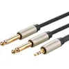 UGREEN AV126 Kabel TRS 3.5 mm do 2x TS 6.35 mm - 2m (szary) Podgląd zdjęcia produktu 18