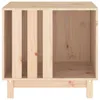 vidaXL Psí bouda 60x45x57 cm borovicový masiv Náhled obrázku produktu 3