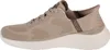 A side view of a tan Skechers Slip-Ins shoe. Produktbild-Vorschau