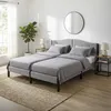 ML-Design Polsterbett 180x200 cm Grau Doppelbett mit Produktbild-Vorschau 9