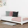Children's single bed Study 140x200 cm - White Produktbild-Vorschau 1