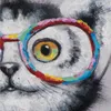 ArtUniverse Leinwandbild Katze In Bunter Tasse 60 x 60 cm Produktbild-Vorschau 5