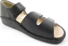 Sandali comfort da uomo in nero Anteprima dell’immagine prodotto 21