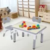Faziango Kindertisch mit 2 Stühlen grau, Höhenverstellbare Produktbild-Vorschau 8
