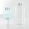 Wessper D2 BOROSILICATE Wasserfilterkanne 3 L Minze – Produktbild-Vorschau 4