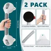 Haltegriff, 2er Set Duschgriff mit Saugnapf, Ohne Bohren, Produktbild-Vorschau 3